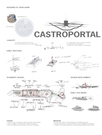 a diagram showing the parts of a spacecraft